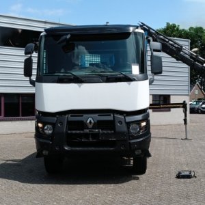 foto EUR6 Renault 6x4 Flatbed+ HR Hiab